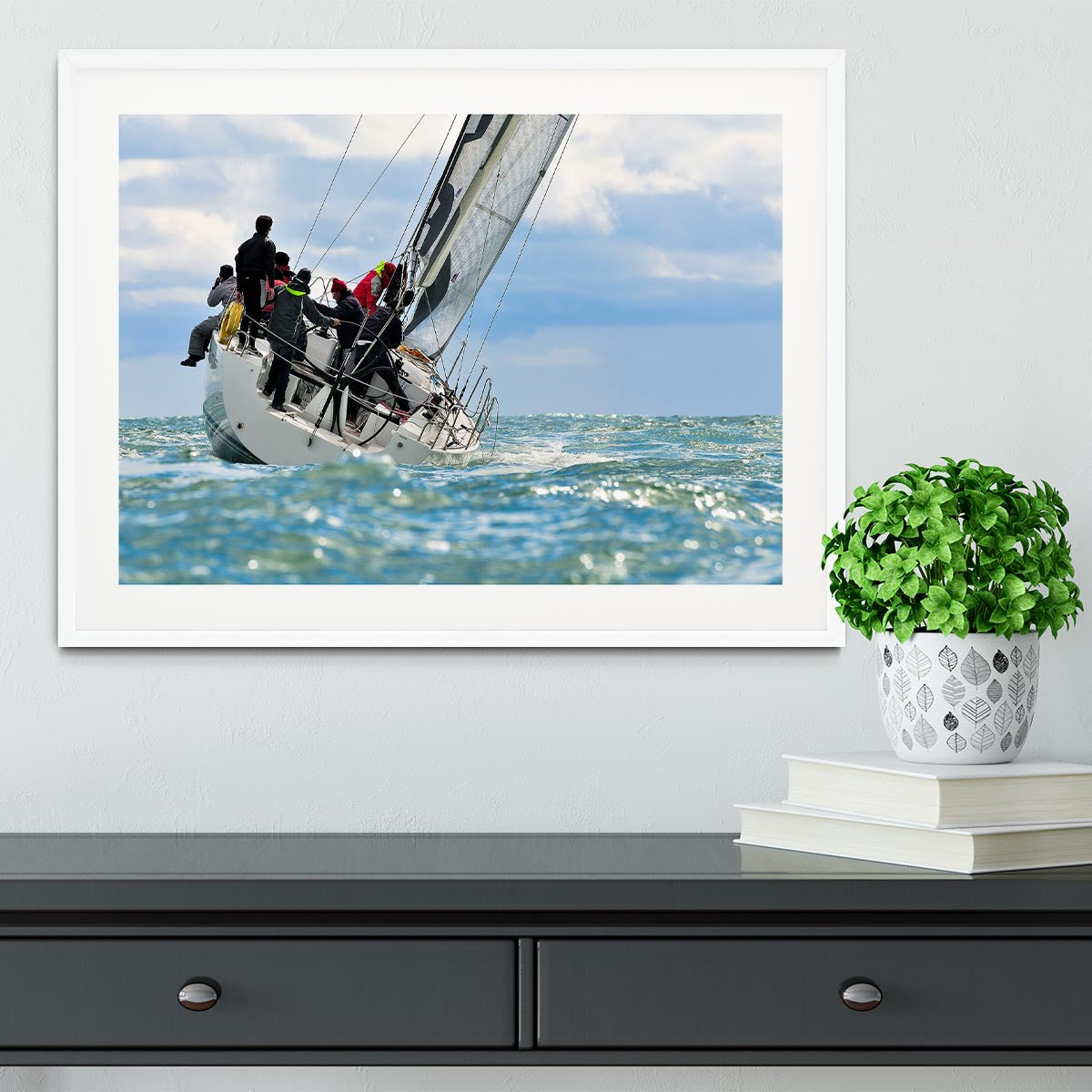 sailing crew Framed Print - Canvas Art Rocks - 5