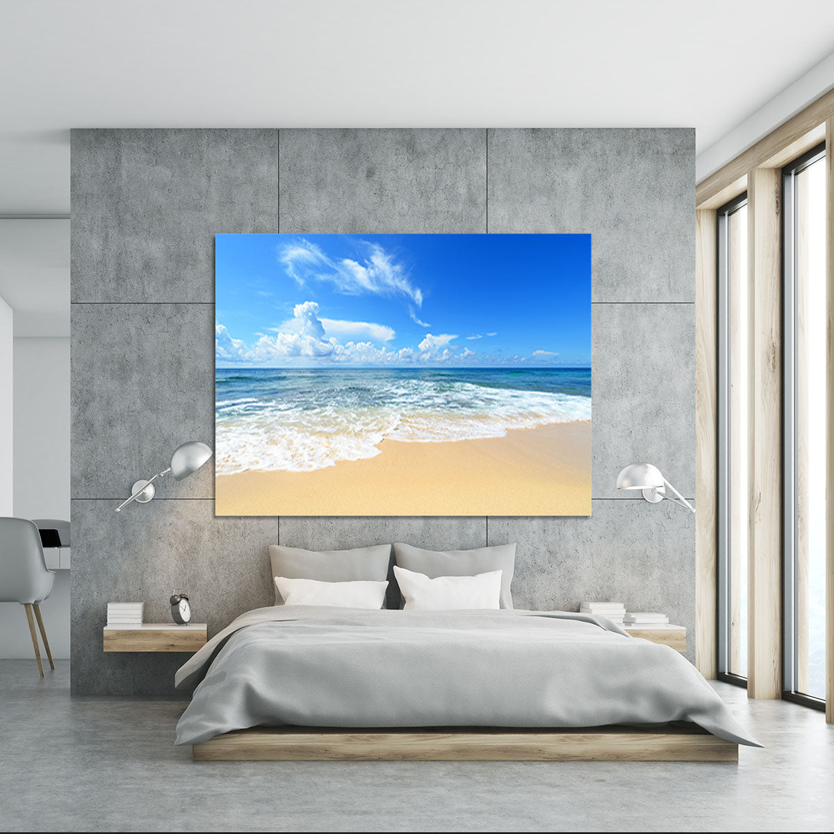 summer sky of Okinawa Canvas Print or Poster - Canvas Art Rocks - 5