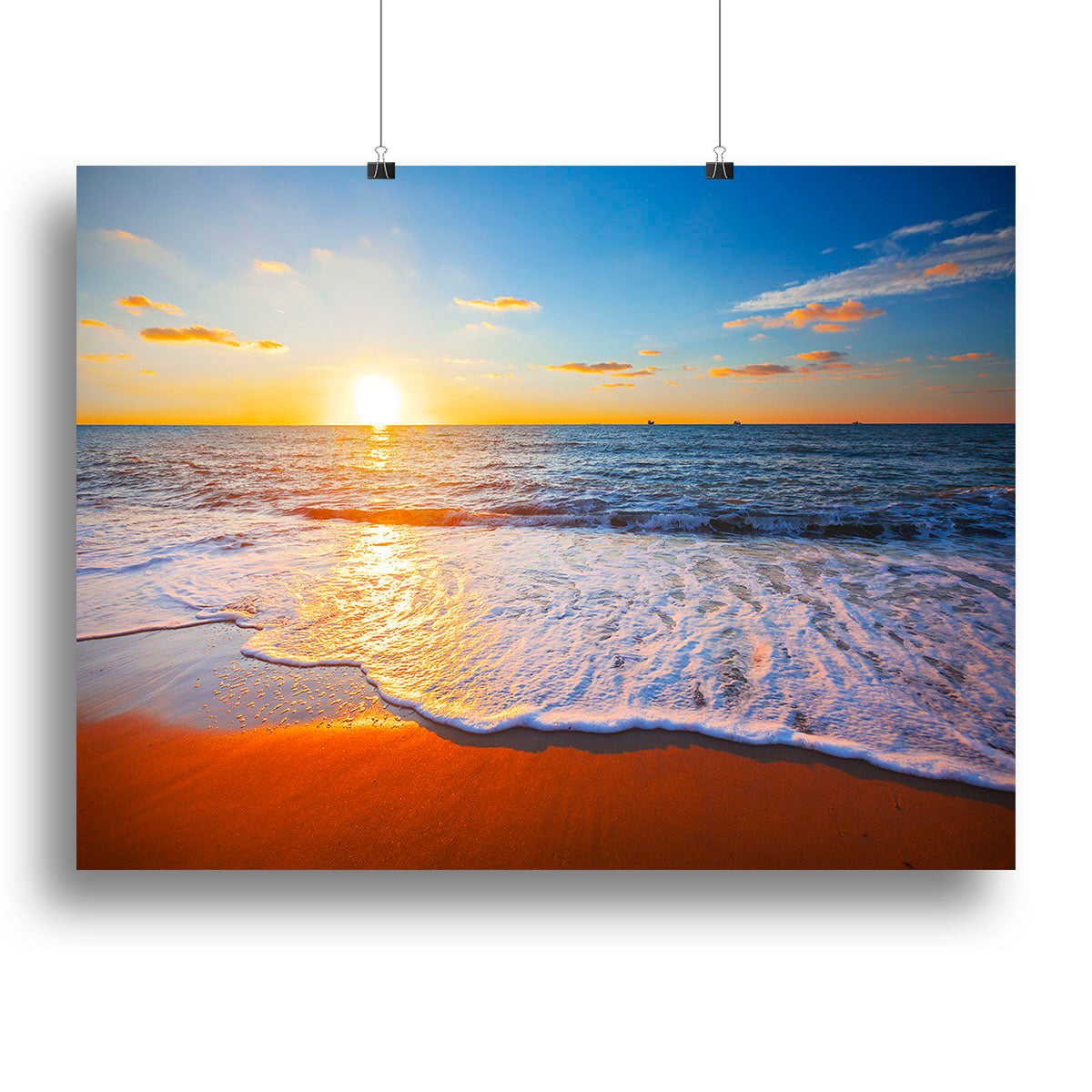 sunset and sea Canvas Print or Poster - Canvas Art Rocks - 2