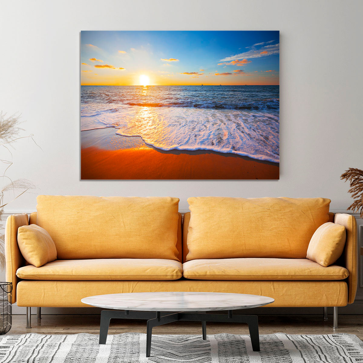 sunset and sea Canvas Print or Poster - Canvas Art Rocks - 4