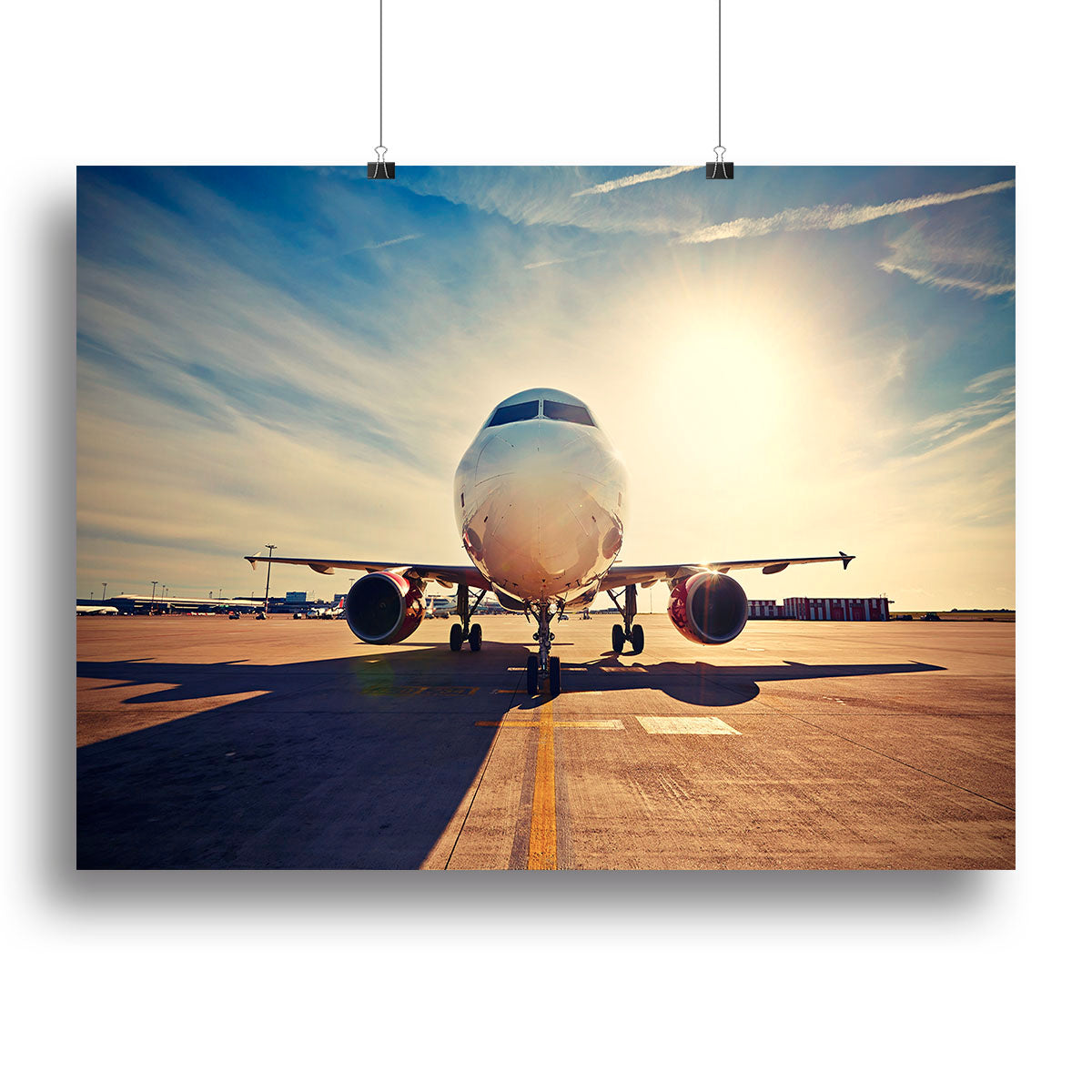 take off at the sunrise Canvas Print or Poster - Canvas Art Rocks - 2