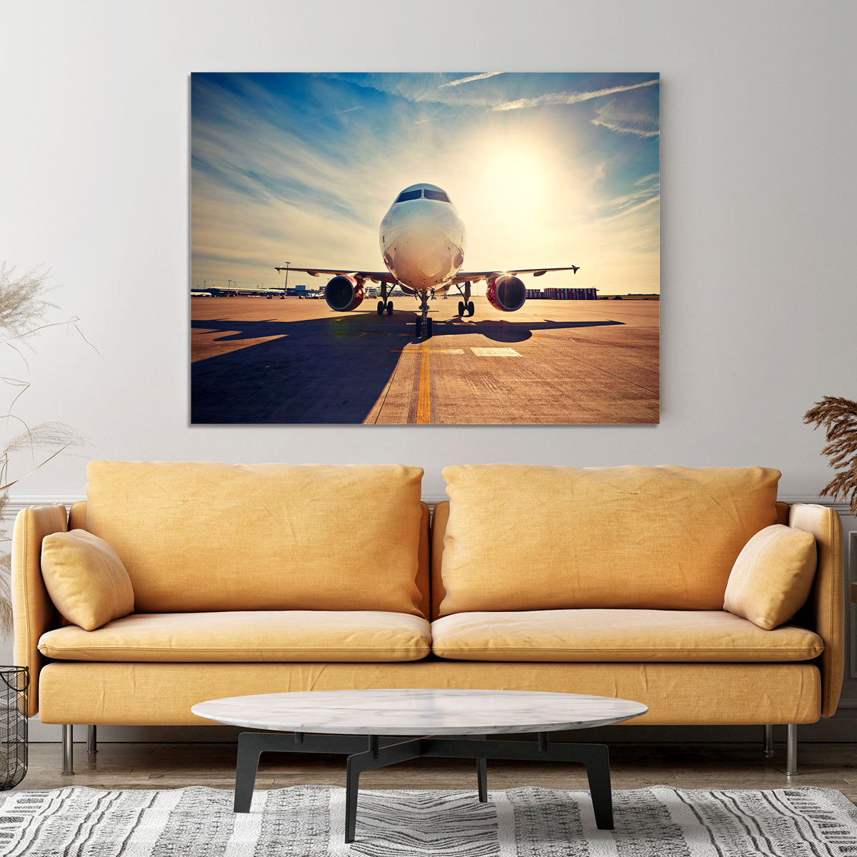 take off at the sunrise Canvas Print or Poster - Canvas Art Rocks - 4