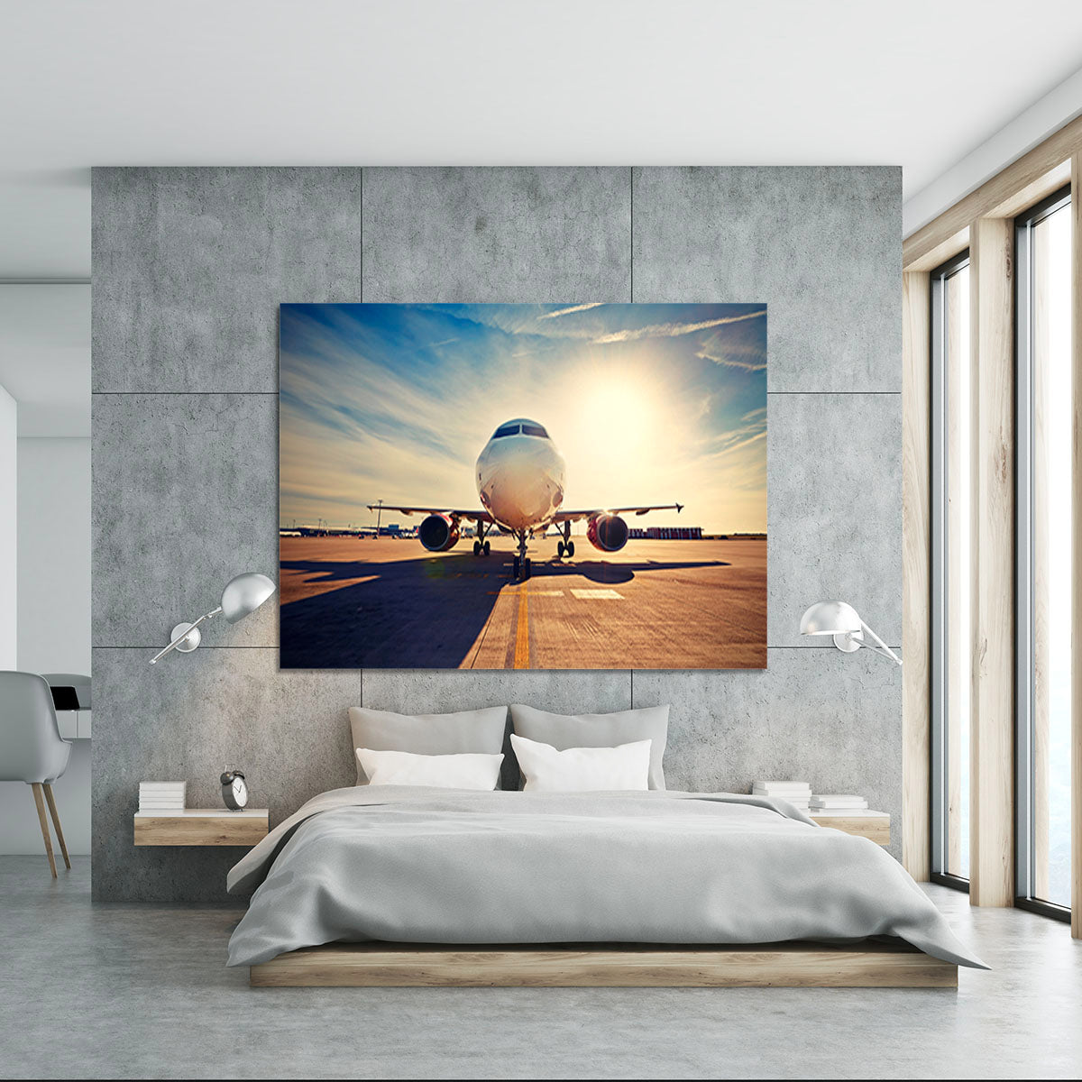 take off at the sunrise Canvas Print or Poster - Canvas Art Rocks - 5