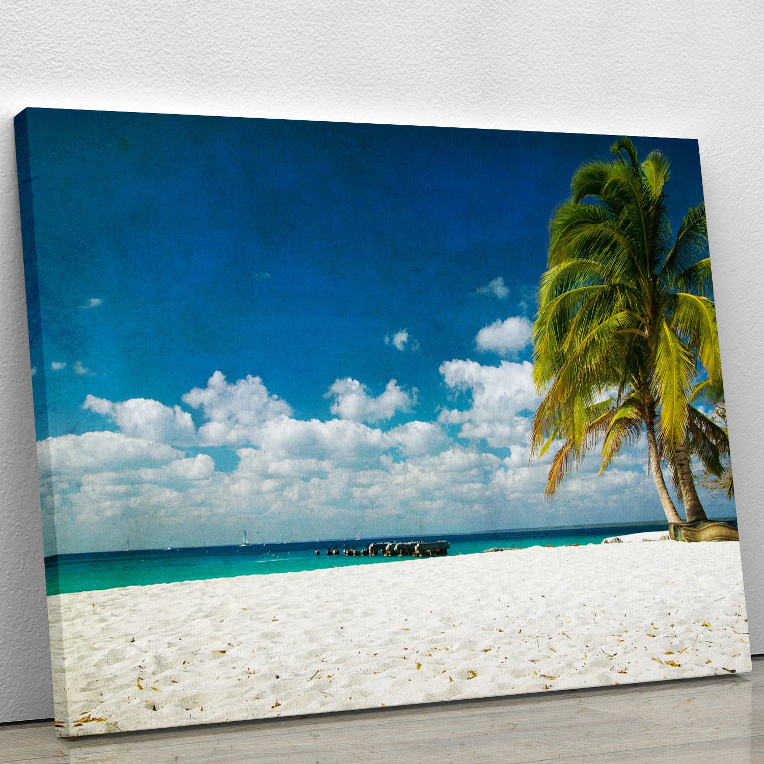 tropical beach Canvas Print or Poster - Canvas Art Rocks - 1