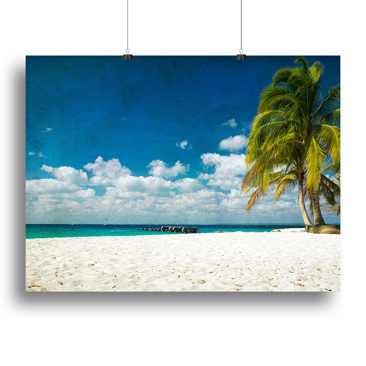 tropical beach Canvas Print or Poster - Canvas Art Rocks - 2