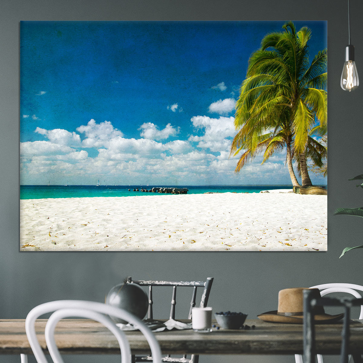 tropical beach Canvas Print or Poster - Canvas Art Rocks - 3