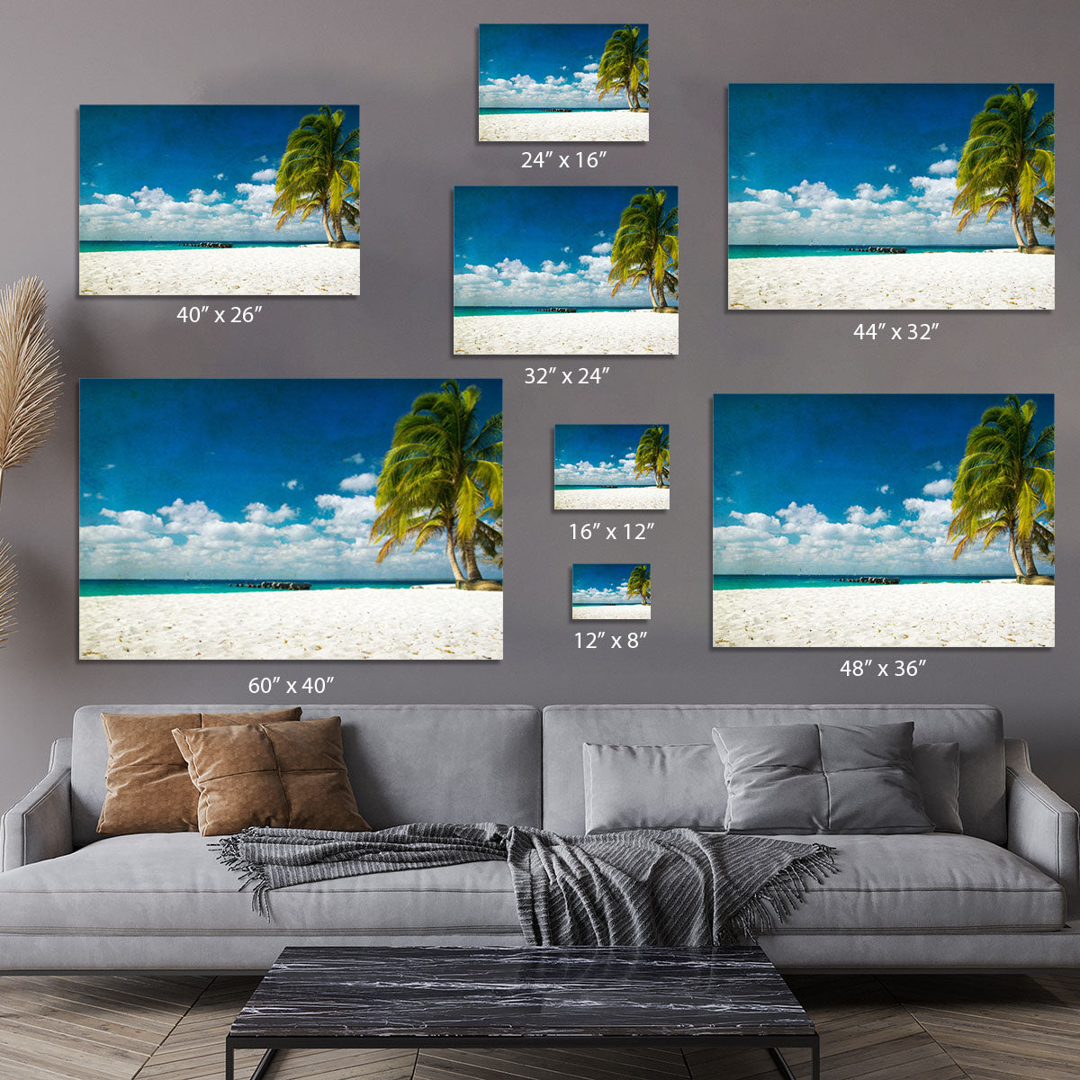 tropical beach Canvas Print or Poster - Canvas Art Rocks - 7