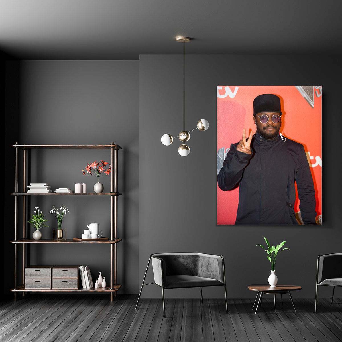 will I am in a hat Canvas Print or Poster - Canvas Art Rocks - 5