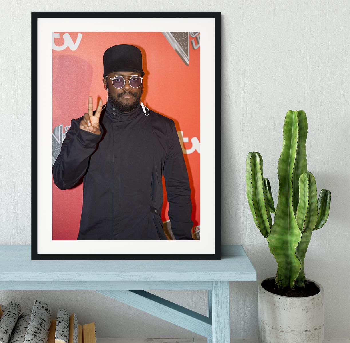 will I am in a hat Framed Print - Canvas Art Rocks - 1