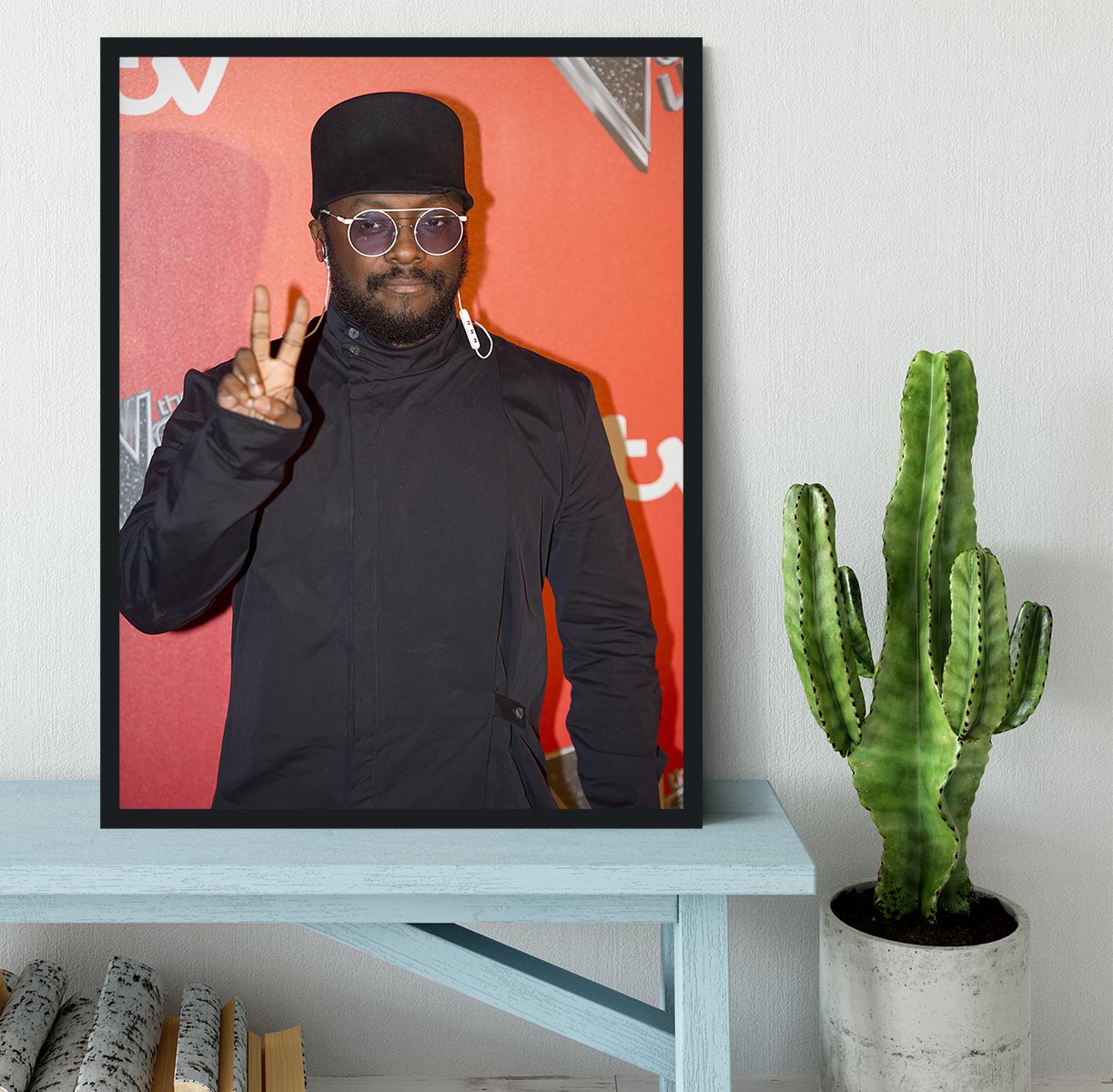 will I am in a hat Framed Print - Canvas Art Rocks - 2