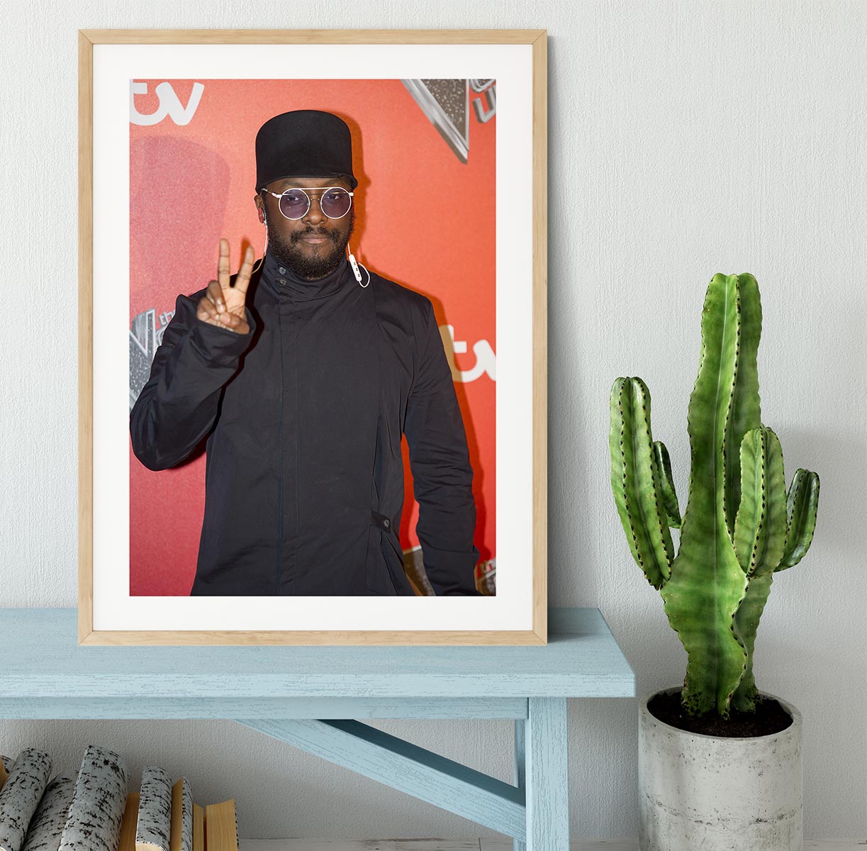 will I am in a hat Framed Print - Canvas Art Rocks - 3