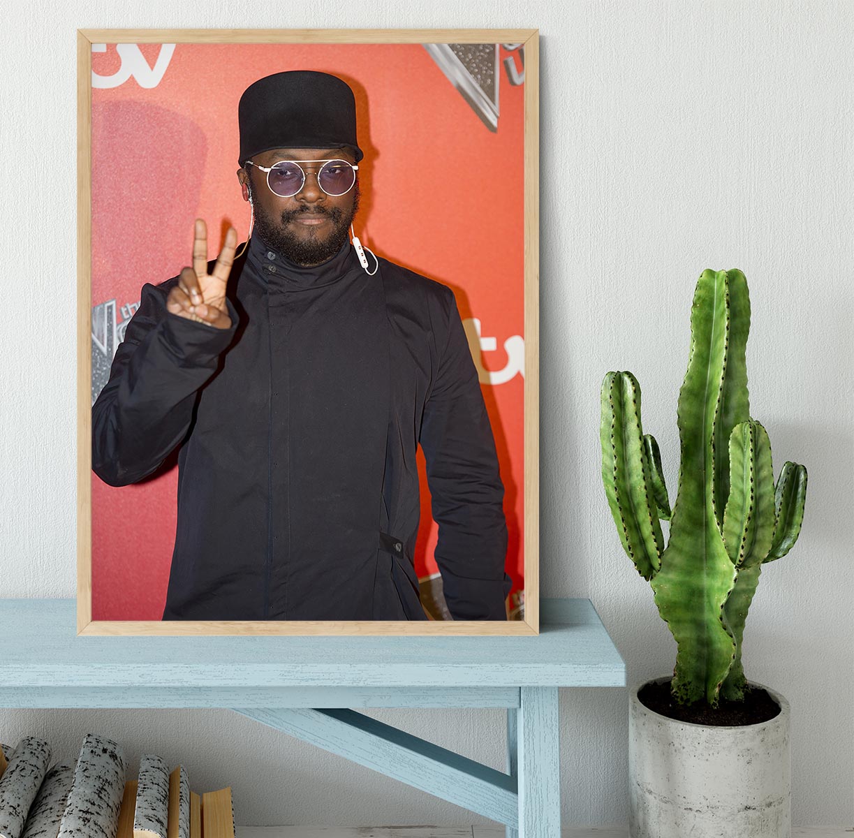 will I am in a hat Framed Print - Canvas Art Rocks - 4